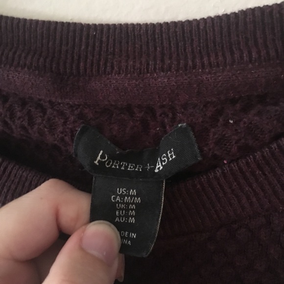 Maroon Sweater - Picture 3 of 3